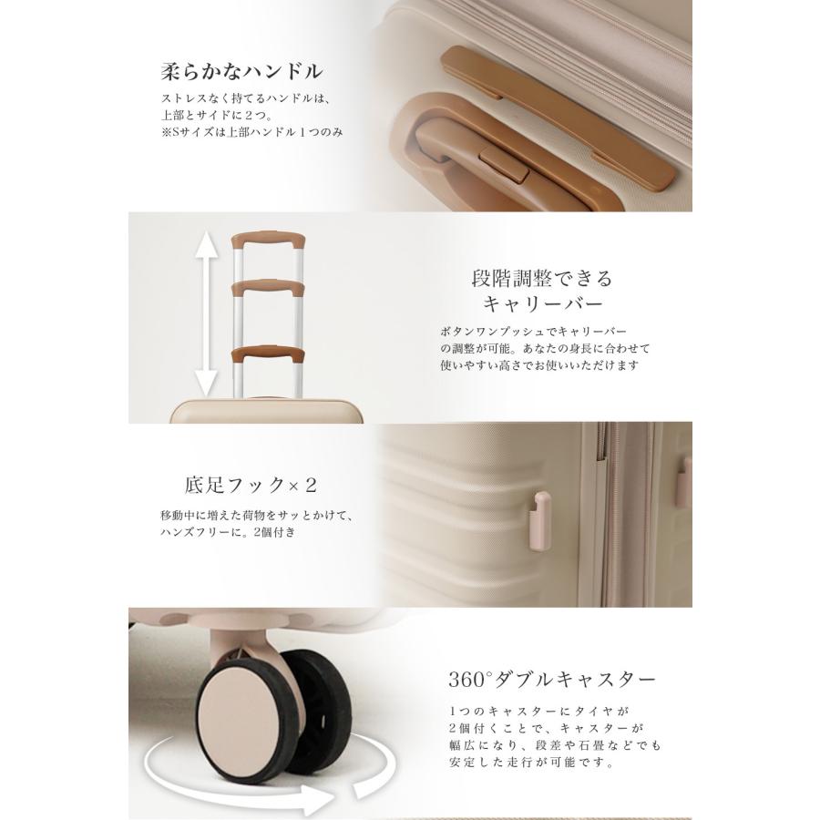 FANCY WONDERLAND スーツケース s キャリーケース 機内持ち込み 軽量