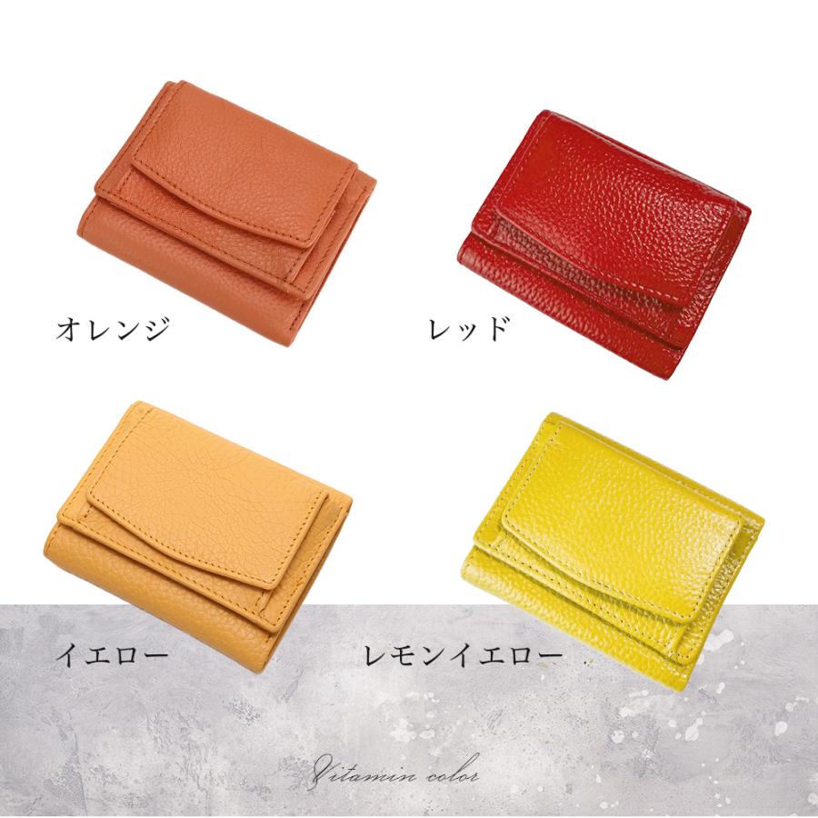 三つ折財布 ミニ財布 レディース 使いやすい メンズ 本革 小さい財布