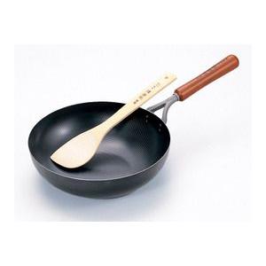 譚彦彬 厳選 いため鍋28cm 竹べら付き THT-350[y] : キッチン応援隊