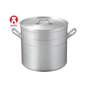 本間製作所／仔犬印 アルミ製 寸胴鍋24cm 鋲止 42024 （両手鍋・業務用・