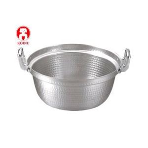 本間製作所/仔犬印 アルミ製 段付鍋48cm 鋲止 45048 (両手鍋 本間製作所/仔犬印 アルミ製 段付鍋48cm 鋲止 45048 (両手鍋