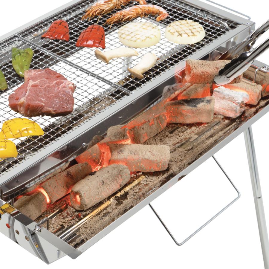 カワセ バンドック ステンレススライドコンロL BD-538 （バーベキュー