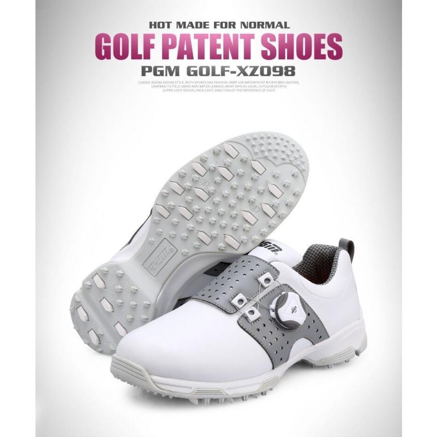 ゴルフシューズ Pgm 新作 おしゃれ レディースのためのスパイクとアンチスキッド防水ゴルフシューズ レザー女性 ゴルフシューズ 防水 ゴルフ用品 プレゼント Wlm Luckyrei Fashion 通販 Yahoo ショッピング