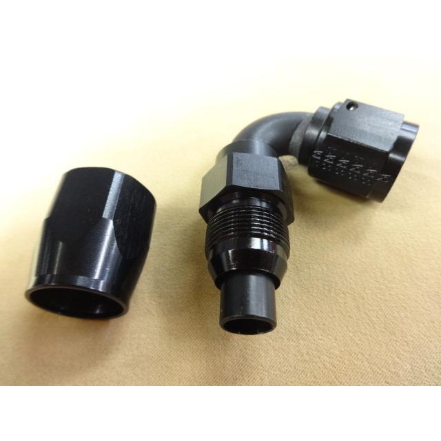 新品アールズ 120゜ベントチューブ ブラックフィッティング #8 (1