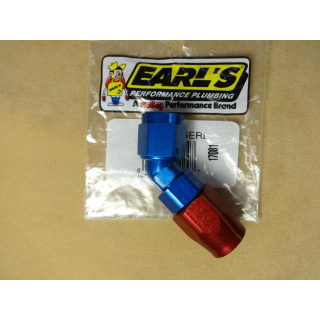 BYKSKI 45°ロータリーフィッティング 新品 アールズ 45゜ロープロファイル フィッティング #6 (2