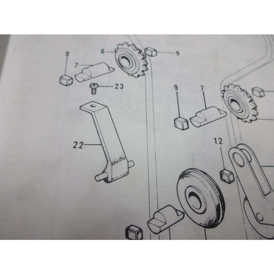 Z1,Z2,KZ1000系 純正 カムチェーン ガイド (2)”R8.4 : ラッキーズ