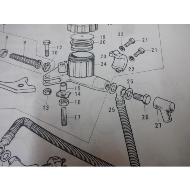 たけだ様のプリント 純正 Z1 Z2 KZ系用 マスターシリンダー ダストブーツ (1) Z750F