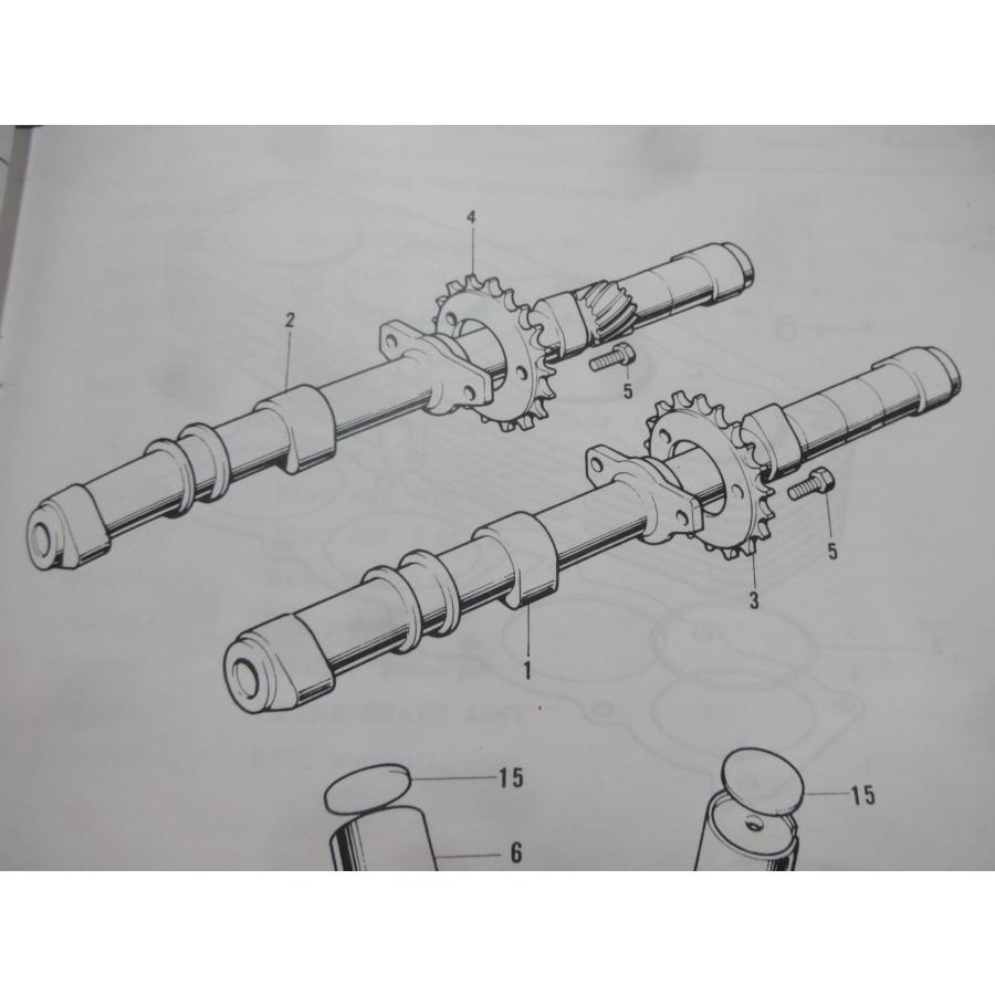 Z1 Z2 KZ 系 純正 カムスプロケットボルト 1台分 6本 (1)” Z750RS