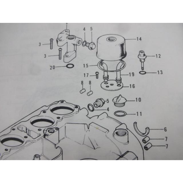 Z1 Z2 KZ1000 FX J系等用 純正 オイル注入口用 Oリング (1)” Z750F A4