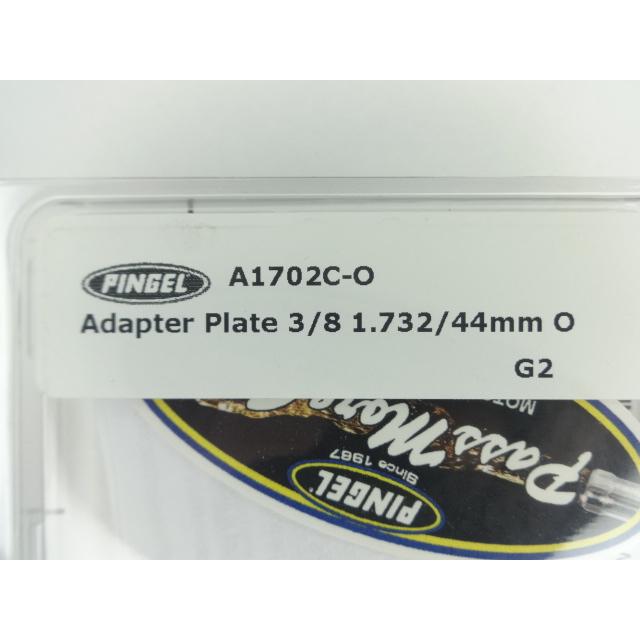 ピンゲル オフセット アダプター A1702C-O 3/8 コック用 プレート