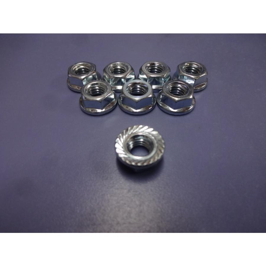 フランジ付き 6mm ナット セット マフラー 取り付け用等に！ 送料無料