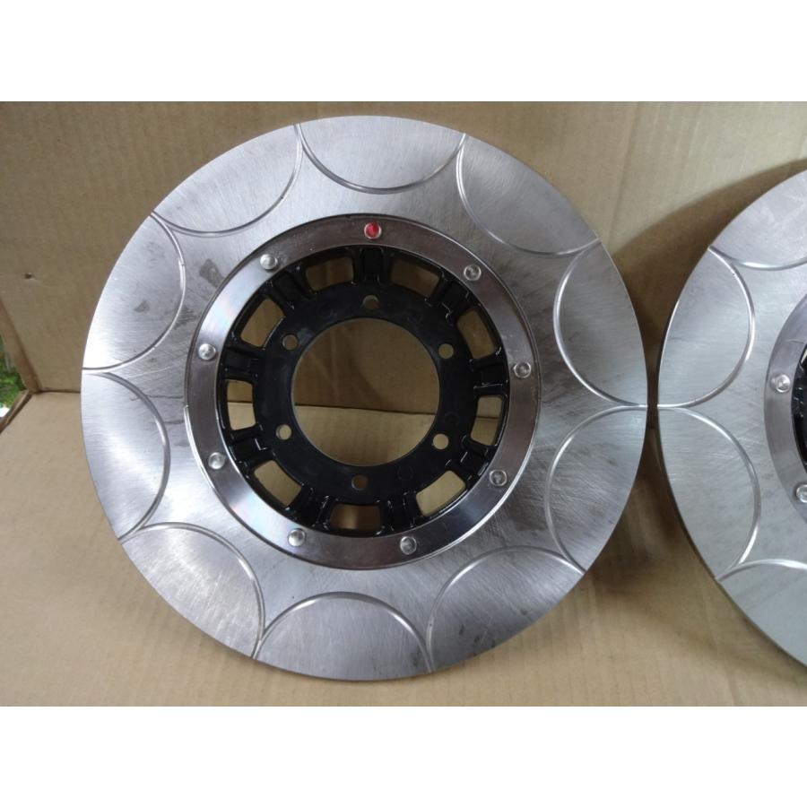 Z1、Z2系用F6穴 両面 10溝 トレンチカット済 ブレーキローター 2枚