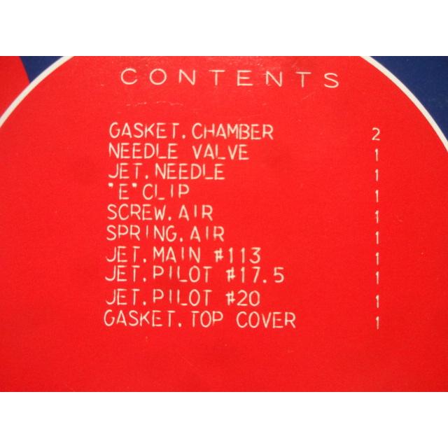 SALE!! 新品 Z1 Z2 用 キャブレターOHキット キャブリペアキット (1