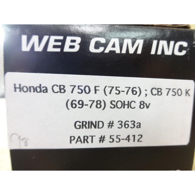 CB750K0〜７,OHC用　WEBハイカム ST-2　55-412　363ａ　ハイリフトカムシャフト　(1)”　24.5｜luckys-shop｜02