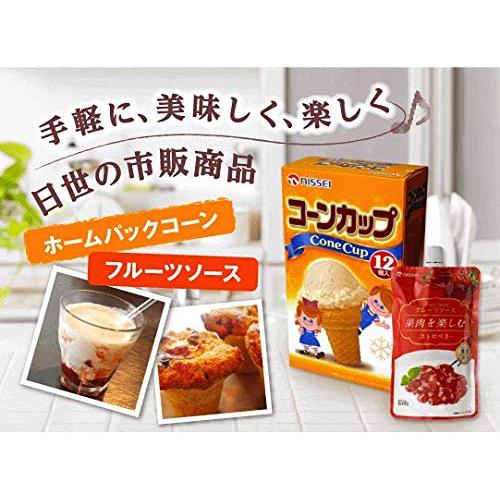 日世（NISSEI） 果肉を楽しむフルーツソース 人気4種セット 