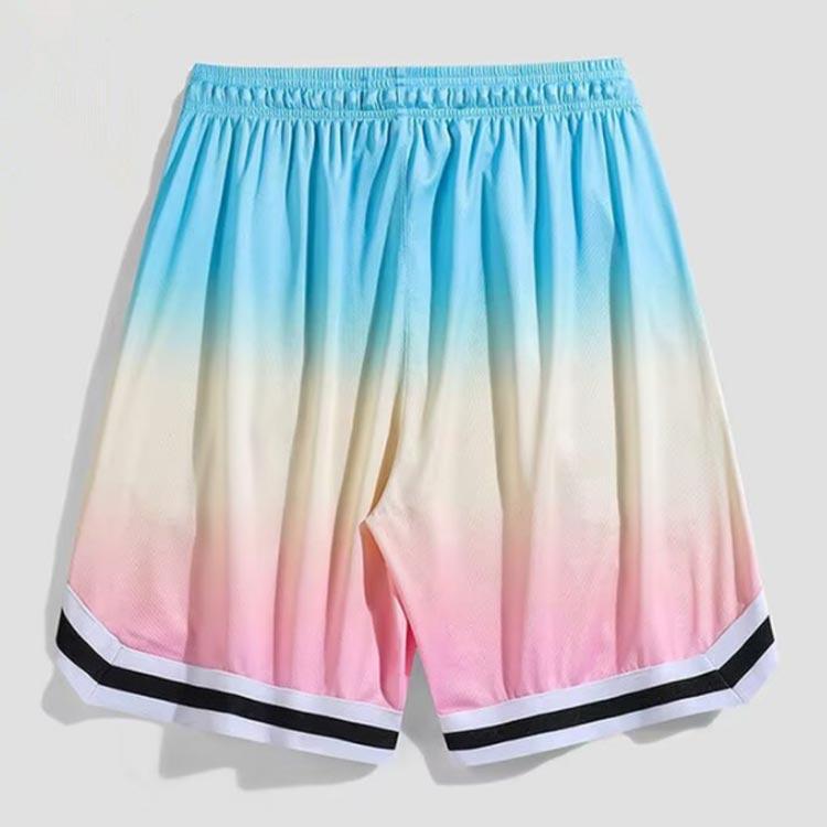 ballaholic バスパン パンツ L バスケットボール グラデーション ストレッチパンツ 涼しいズボン メンズ ハーフパンツ ショーツ