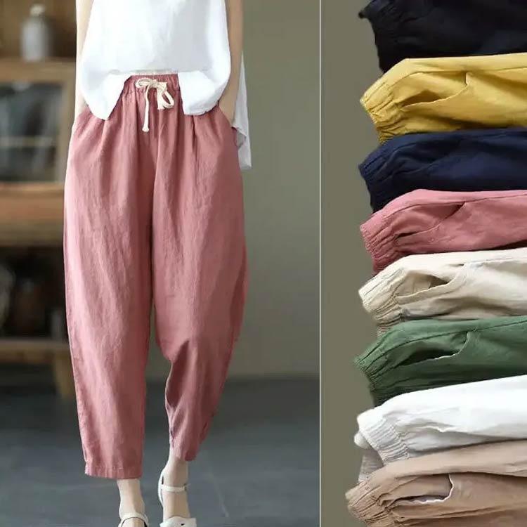 きれいめ パンツ サルエルパンツ 涼しい レディース テーパード 9分丈