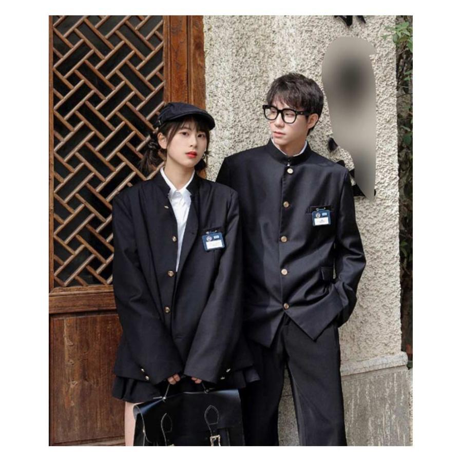 学ラン スクール 学生服 男子制服 制服 男子高生 高校生 ラウンド襟 