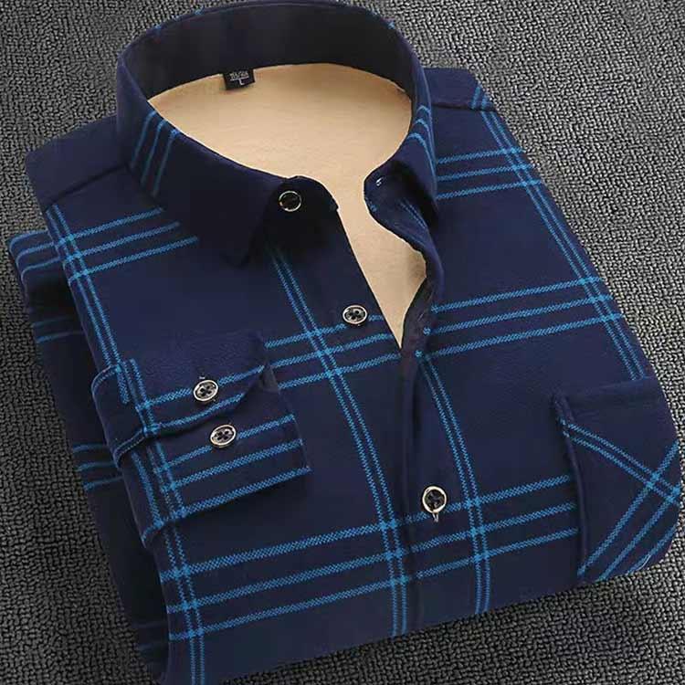 チェックシャツ メンズ 裏起毛 厚手 トップス シャツジャケット 長袖シャツ ワイシャツ ネルシャツ 通勤 アウター 防寒シャツ 羽織り あったか チ |  | 03