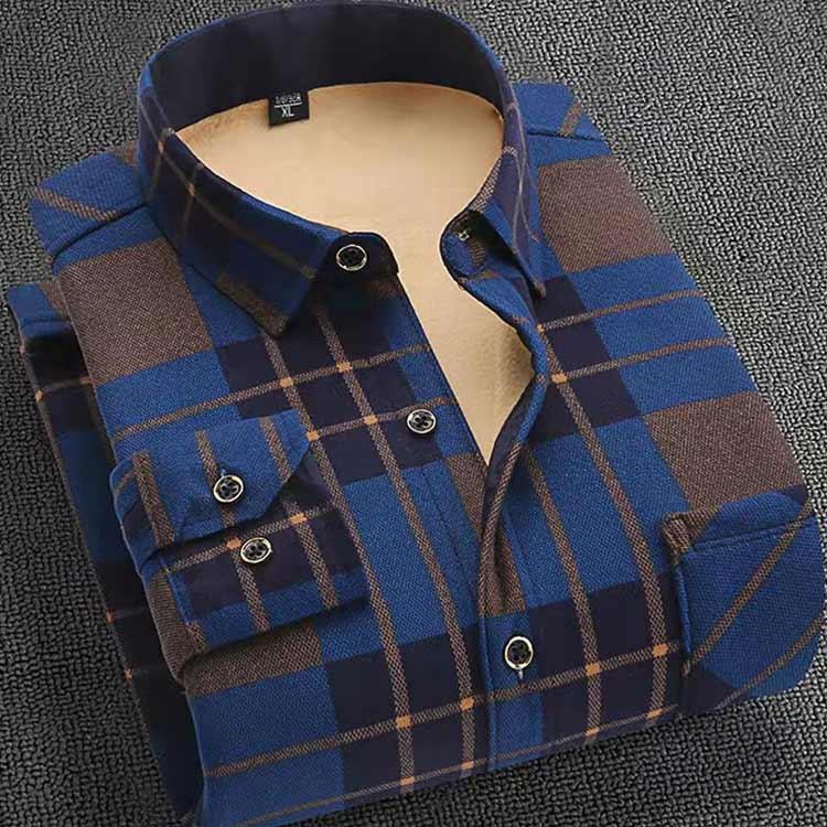 チェックシャツ メンズ 裏起毛 厚手 トップス シャツジャケット 長袖シャツ ワイシャツ ネルシャツ 通勤 アウター 防寒シャツ 羽織り あったか チ |  | 04