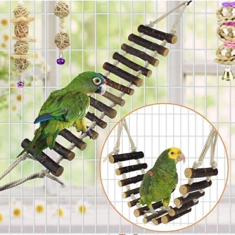 おもちゃ 8点セット 鳥のおもちゃ オウム インコ 鈴 噛む玩具 木製