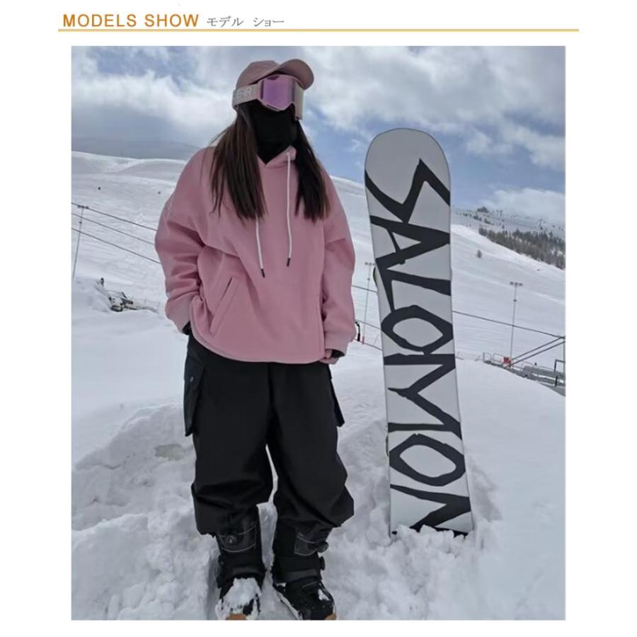 黒 防水 レディース 秋 スノーボードウェア カジュアルパンツ 春