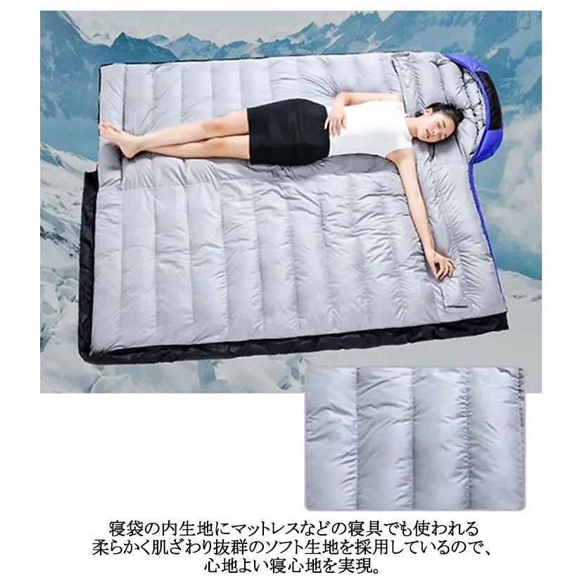 シュラフ 防水 電気毛布 連接可能 軽量 封筒型 アウトドア 10秒速暖 電熱寝袋 寝袋 シュラフ用 電気 保温 耐寒 電熱マット ねぶくろ 掛け布団_10