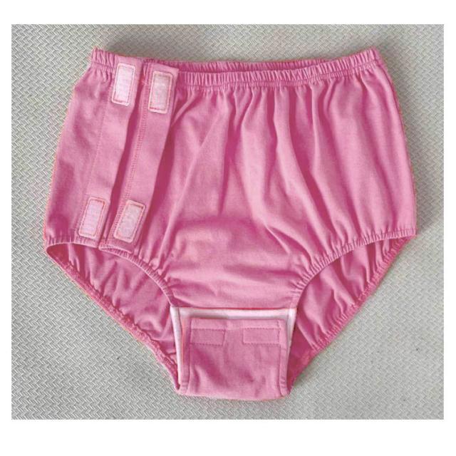マジックテープ式 パンツ 女性用 洗い替えパンツ 寝たまま脱ぎ着