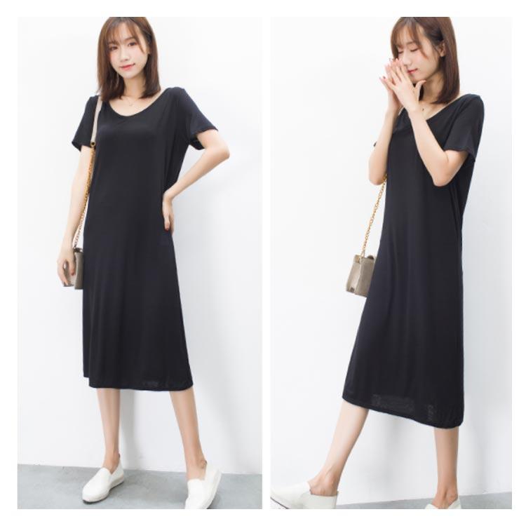 ワンピース レディース ミモレ丈ワンピース ロング丈ワンピース Tシャツワンピースワンピース ゆったり Vネック シンプル カジュアル 大人 リラック |  | 10