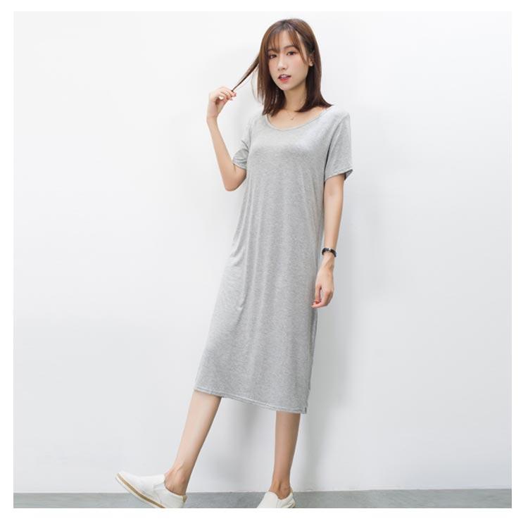 ワンピース レディース ミモレ丈ワンピース ロング丈ワンピース Tシャツワンピースワンピース ゆったり Vネック シンプル カジュアル 大人 リラック |  | 11