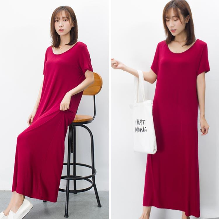 ワンピース レディース ミモレ丈ワンピース ロング丈ワンピース Tシャツワンピースワンピース ゆったり Vネック シンプル カジュアル 大人 リラック |  | 01