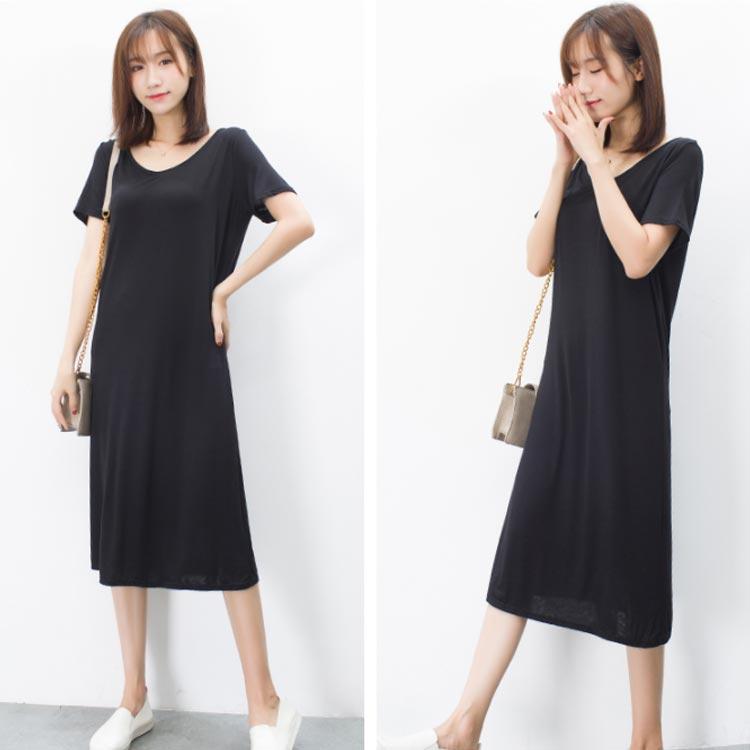 ワンピース レディース ミモレ丈ワンピース ロング丈ワンピース Tシャツワンピースワンピース ゆったり Vネック シンプル カジュアル 大人 リラック |  | 02