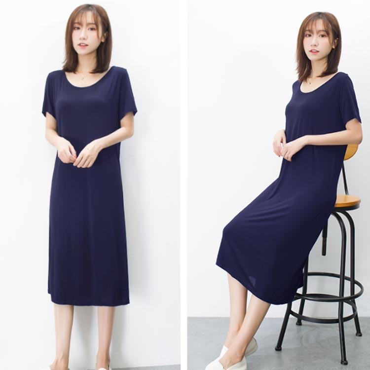 ワンピース レディース ミモレ丈ワンピース ロング丈ワンピース Tシャツワンピースワンピース ゆったり Vネック シンプル カジュアル 大人 リラック |  | 04