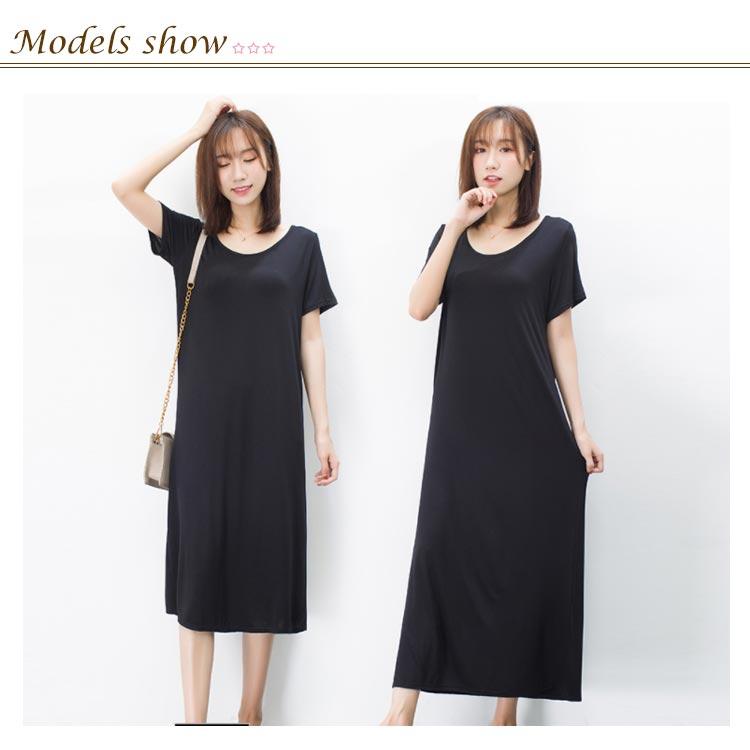 ワンピース レディース ミモレ丈ワンピース ロング丈ワンピース Tシャツワンピースワンピース ゆったり Vネック シンプル カジュアル 大人 リラック |  | 08