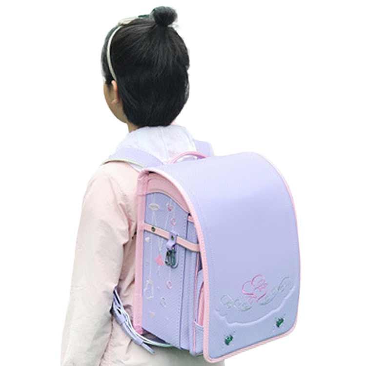 女の子 A4フラット収納 ランドセル 撥水 大容量 かわいい 小学生 刺繍 