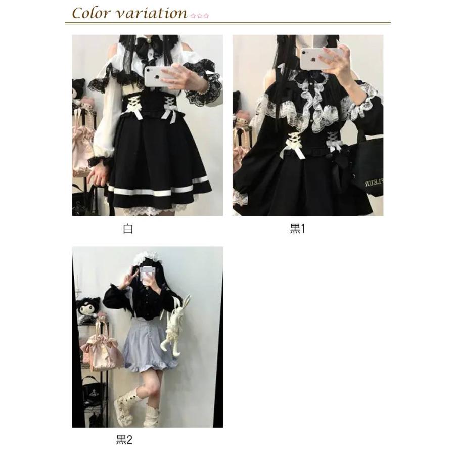 ろるらり　誕生石　アクリルキーホルダー　4月　ロリータ　量産型　地雷系　サブカル シルバー ベージュ 姫袖 チャイナ風 ロリィタ セットアップ 地雷