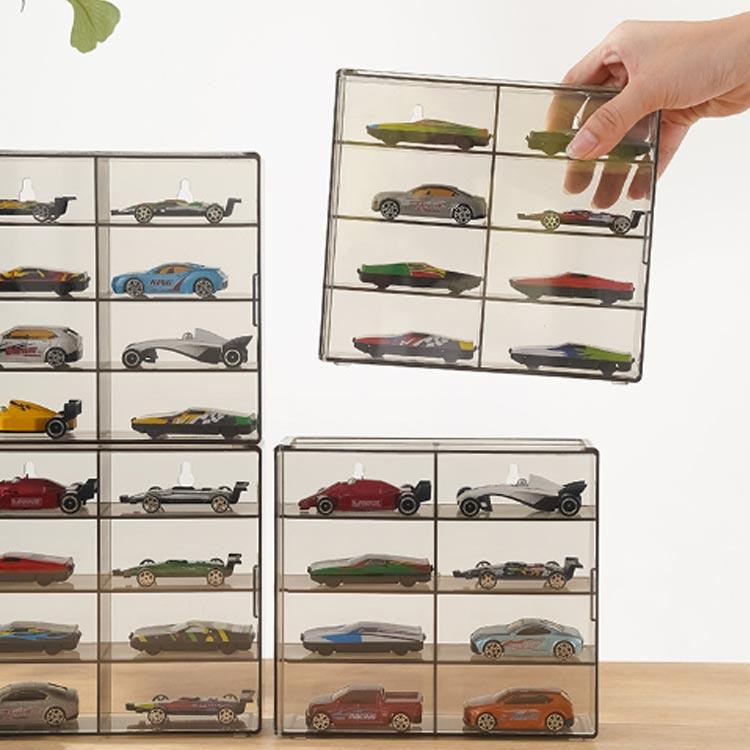 ミニカーディスプレイ 8マス ミニカー 収納 コレクションケース 収納