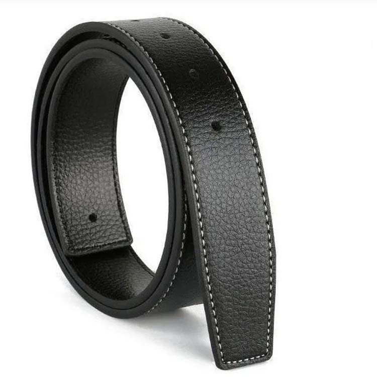 ベルト 交換用 33mm バックルなし 穴あり スーツ 帯のみ PUレザー 紳士