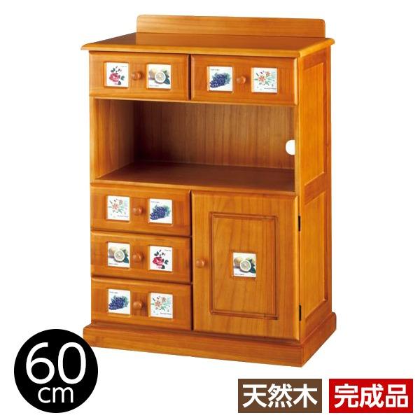 現金特価 サイドボード リビングボード 南欧風家具 3 幅60cm 木製 ライトブラウン 完成品 楽天 Www Thedailyspud Com