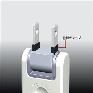 (まとめ) サンワサプライ 火災予防安全タップ ホコリ防止シャッター付 2P・3個口 3.0m TAP-TSH33N 1個 〔×5セット〕(代引不可)｜luckytail2｜02