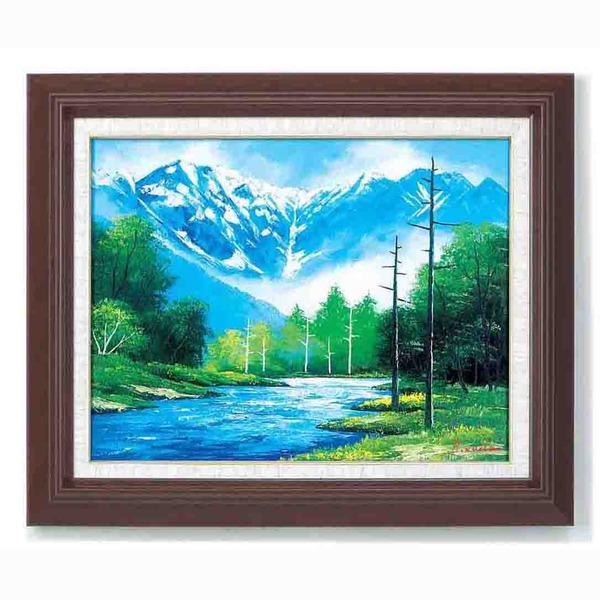 かれた↝ 油絵額フレームセット 〔オンタケF6号〕 工藤昭重 「上