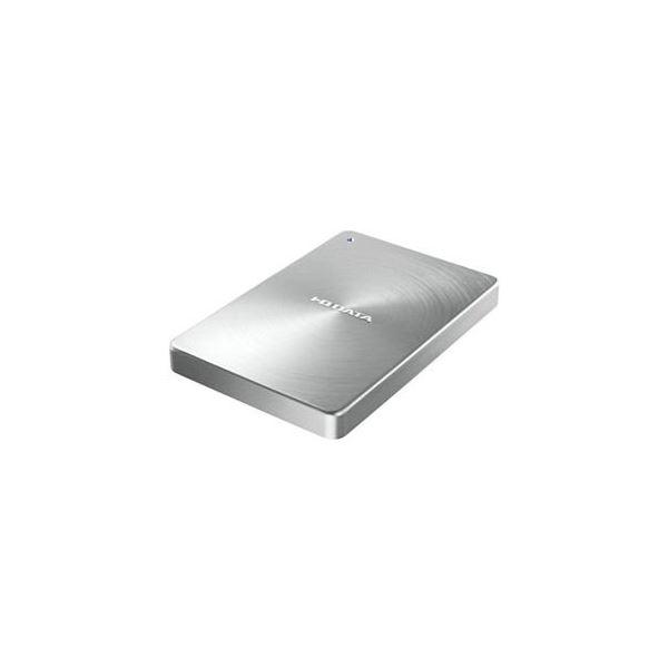 逆輸入 3.0／2.0対応 USB IOデータ ポータブルハードディスク「カクうす」 HDPX-UTA2.0S シルバー 2.0TB HDD、 ハードディスクドライブ
