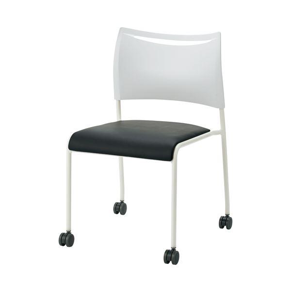 アイリスチトセ 会議イス LTS-4CW-V-BK ブラック(代引不可)