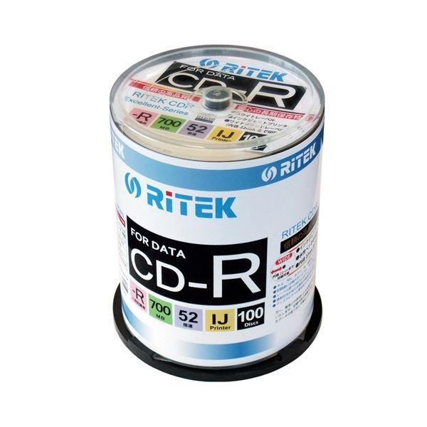 注目ブランドのギフト 人気おすすめ良品が安い LuckyTail（まとめ）Ri-JAPAN データ用CD-R 100枚 CD-R700WPX100CK C〔×10セット〕