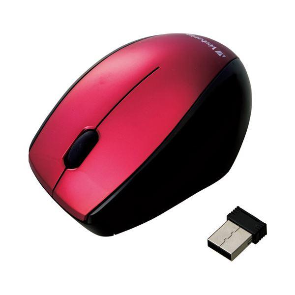 （まとめ）三菱ケミカルメディア Blue LEDマウス MUSWBLRV1 レッド〔×10セット〕(代引不可)