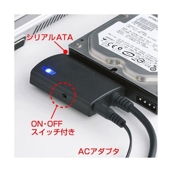 (まとめ）サンワサプライSATA-USB3.0変換ケーブル USB3.0(A)オス-SATAオス USB-CVIDE3 1本〔×3セット〕(代引不可)｜luckytail2｜04