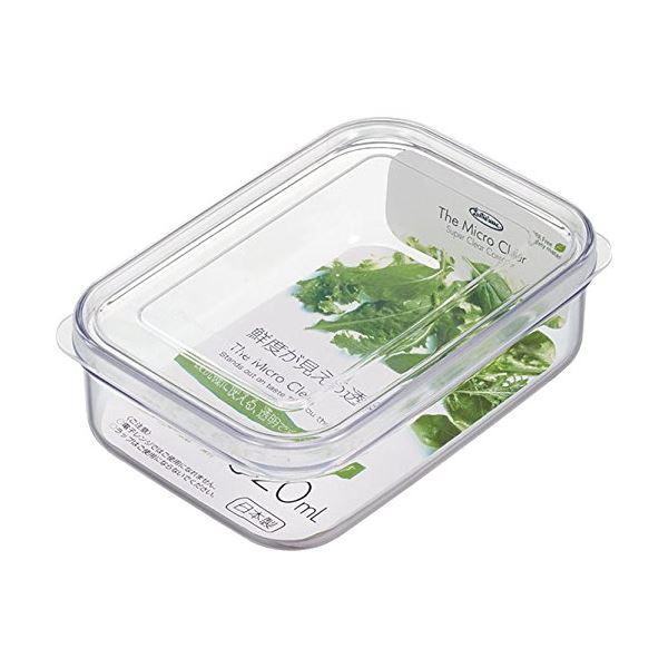 〔まとめ〕 フードストッカー 保存容器 約幅10.8cm S 620ml ナチュラル 90個セット 食洗機可 マイクロクリア フードケース(代引不可)