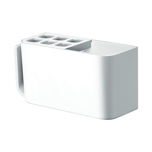 (まとめ) 歯ブラシラック/歯ブラシスタンド 〔ホワイト〕 マグネット式 バス用品 『RAXE ラックスMG』 〔32個セット〕(代引不可)