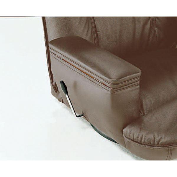 SPR-本革収納付 座椅子 フロアチェア ブラック 〔完成品〕(代引不可)｜luckytail2｜02