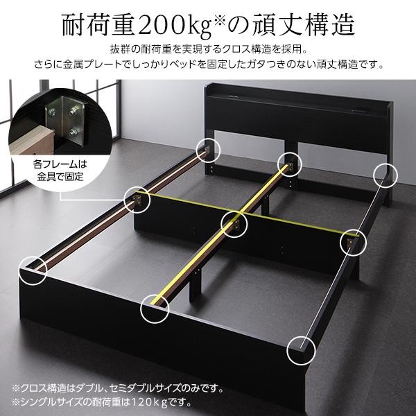ベッド ワイドキング220（S+SD） ボンネルコイルマットレス付き ホワイト 2台セット 収納付き 引き出し付き キャスター付き 木製 宮付き 棚付き コ...(代引不可)